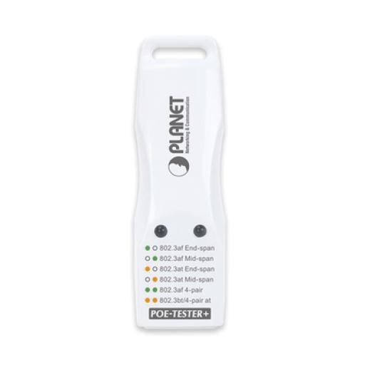 [PLANET_POE-TESTER+] Planet Probador Power Over Ethernet Compacto para Estandares IEEE 802.3af/at/bt