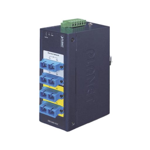 [PLANET_IFB-244-MSC] Planet Switch Industrial Bypass de Fibra Optica Multimodo con Conector SC de 2 Canales