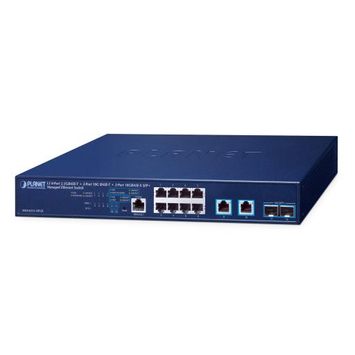[PLANET_MGS-6311-10T2X] Planet Switch Administrable Capa 3, 8 Puertos de 2.5G BASE-T, 2 Puertos de 10 G BASE-T, 2 Puertos SFP de 10 G 