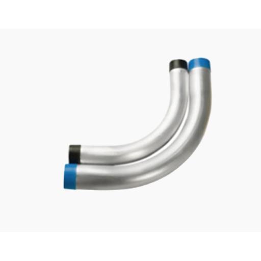 [RAWELT_CAL-38-R] RAWELT Codo Conduit Rígido de Aluminio de 1 1/2" (38 mm).