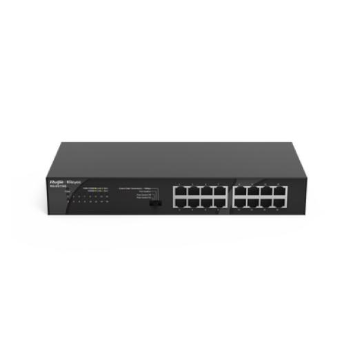 [RUIJIE_RG-ES116G-L] RUIJIE Switch no PoE, no administrable, con 16 puertos 10/100/1000 Mbps