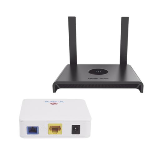 [RUIJIE_KIT1-VPON-WIFI] RUIJIE Kit 1 ONU Bridge Dual GPON/EPON con Router Home Wi-Fi Ideal para distribuciones WISP de mayor cobertura Wi-Fi en Hogares y Oficinas