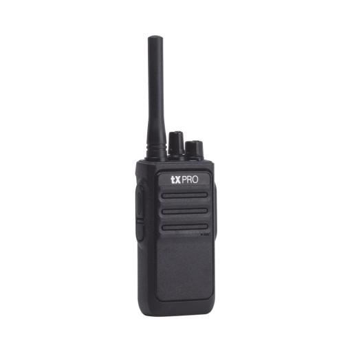 [TXPRO_TX-320] TX PRO Radio Portátil UHF 400-470 MHz, 16 canales, 2 Watts de potencia. Súper eficiente y Listo para su Uso.