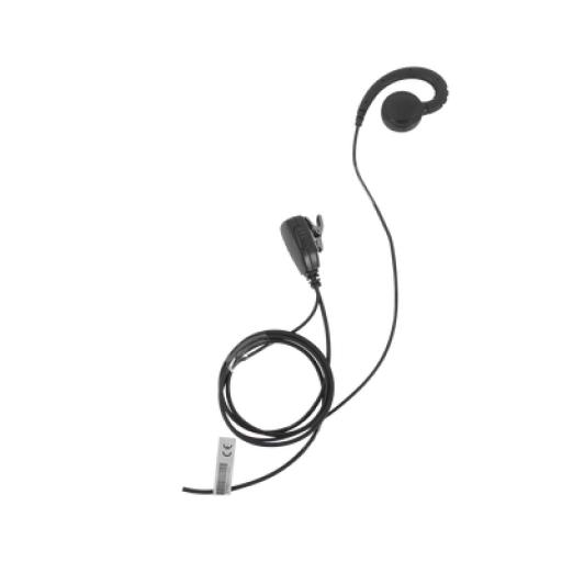 [TXPRO_TX-300M-H02] TX PRO Micrófono de solapa con audífono ajustable al oído para HYT TC-610P/TC-780