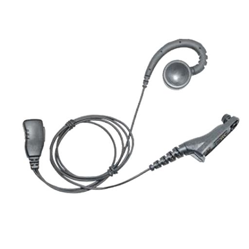 [TXPRO_TX-300M-H02] TX PRO Micrófono de solapa con audífono ajustable al oído para HYT TC-610P/TC-780
