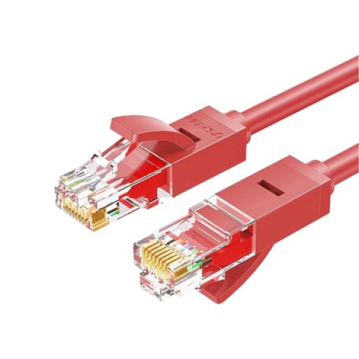 [UGREEN_90743] Ugreen Cable de Parcheo UTP Cat6 / 5m / Rojo