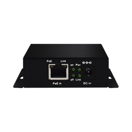 [WI-TEK_WI-PE31G] WI-TEK Inyector PoE Extenido Industrial / PoE 802.3 af/at Hasta 30W / Conexión plug and play / Alcance de hasta 250 metros / Aplicaciones CCTV / Alimentación PoE af/at o Vcc 37-57 Vcc