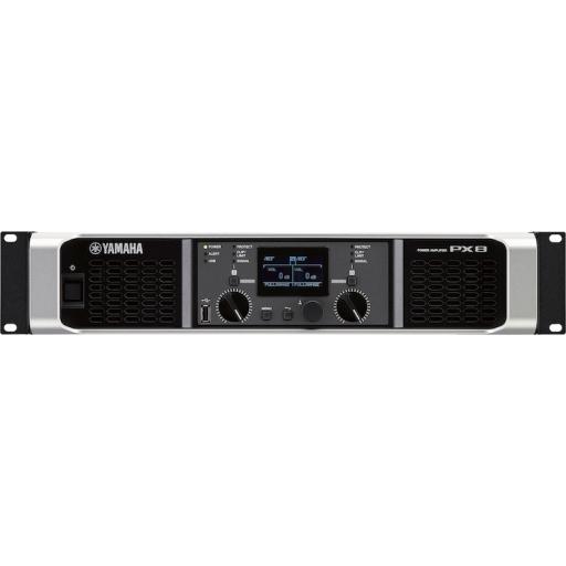 [YAMAHA_PX8] YAMAHA Amplificador de audio Clase D | 800 W x 2 a 8Ω | 1050 W x 2 a 4Ω. | Baja Impedancia | Procesamiento Inteligente