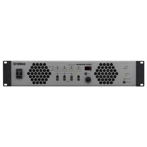 [YAMAHA_XMV4280] YAMAHA Amplificador de Audio, 4 Canales, 280w, Alta y Baja Impedancia, Conexión Análoga y YDIF, Para Serie MTX