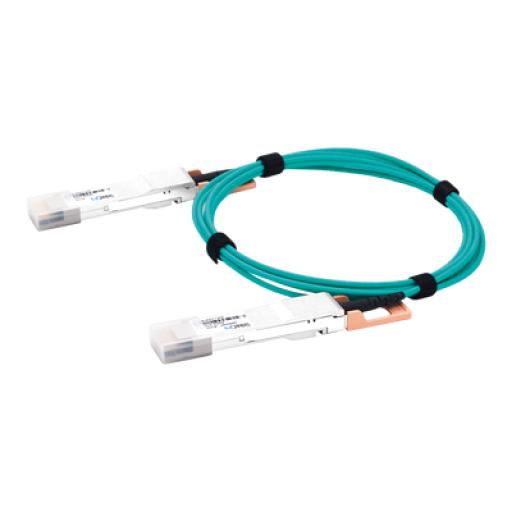 [LINKEDPRO_LP-AOC-400G-2M] Linkedpro Cable AOC QSFP-DD de 400 Gbps a 400 Gbps / Cable de fibra óptica Activo / Longitud: 2 metros