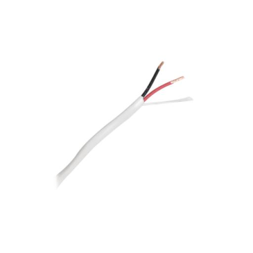 [GENESIS_1118-1101/1000] GENESIS Bobina de 305 Metros de Cable / 2 x 18 AWG / Uso INTERIOR / Tipo CM-CL2 / Color Blanco / Para Aplicaciones en Alarmas de Intrusión, Control de Acceso, Interfonos, TV Porteros, Automatizacion, Audio y Voceo