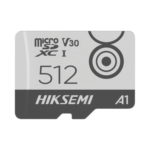 [HIKSEMIBYHIKVISION_HS-TF-M1/512G] HIKSEMI by HIKVISION Memoria MicroSD / Clase 10 de 512 GB / Especializada Para Videovigilancia Movil (Uso 24/7) / Soporta Altas Temperaturas / 95 MB/s Lectura / 55 MB/s Escritura