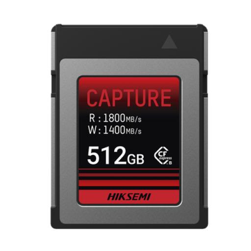 [HIKSEMIBYHIKVISION_HS-CFE-E300/512G] HIKSEMI by HIKVISION Memoria CFexpress tipo B / Clase 10 de 512 GB / Especializada para Cámaras de Fotografía y Video  / 1800 MB/s Lectura / 1700 MB/s Escritura