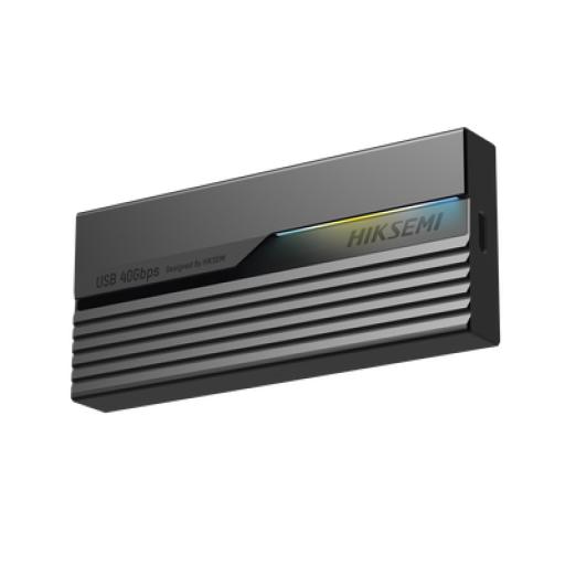 [HIKSEMIBYHIKVISION_HS-HUB-MDS4] HIKSEMI by HIKVISION Carcasa para SSD M.2 (Enclosure) / Conector USB-C / RGB / Hasta  40 Gbps
