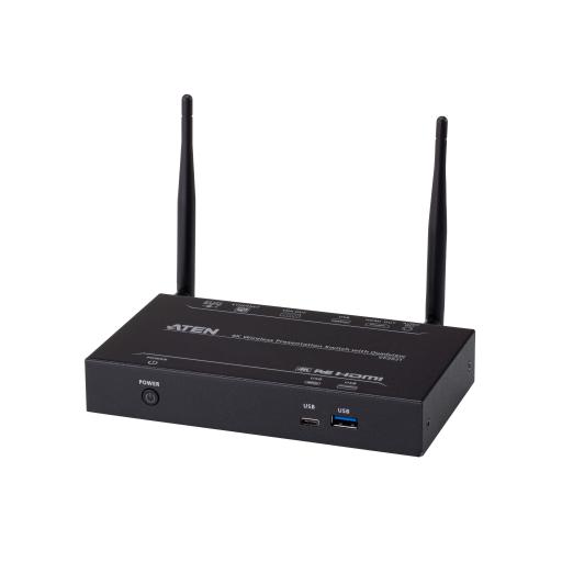 [ATEN_VP2021] ATEN Switch de presentaciones |4K | inalámbrico con Quad View | Diferentes herramientas de colaboración: Anotación, pizarra y captura de pantalla