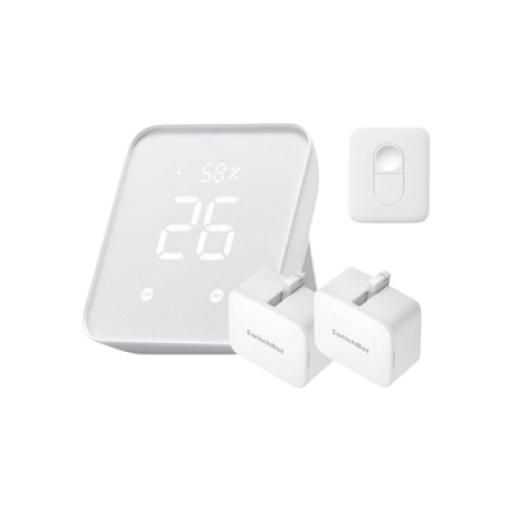 [SWITCHBOT_SWITCHBOTKHBR] SWITCHBOT KIT Controlador HUB principal para dispositivos SwitchBot, Señal Wifi y BLUETOOTH, incluye 2 pulsadores y 1 control remoto 