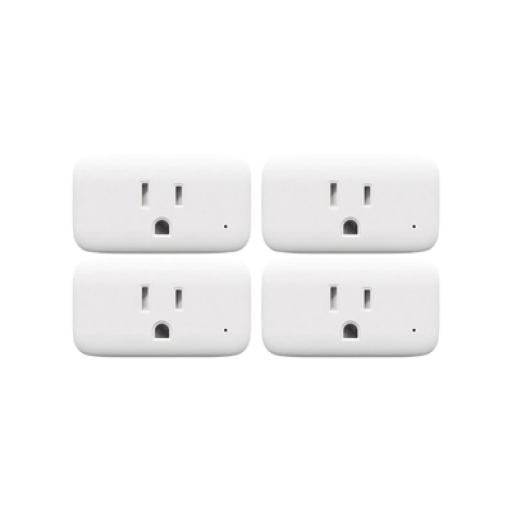 [SWITCHBOT_SWITCHBOTKPLUG4] SWITCHBOT KIT Adaptador para tomacorriente PlugIn inalámbrico incluye 4 piezas