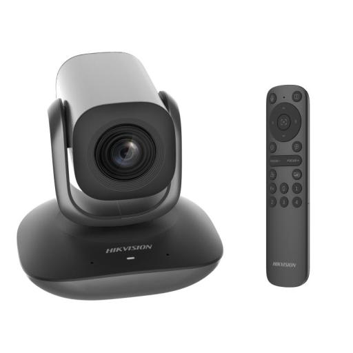 [HIKVISIONDIGITALTECHNOLOGY_DS-UVC-P12] Hikvision Digital Technology Cámara Web PTZ Alta Definición Full HD (1080p) Para Salas de Juntas / Gran Angular / Micrófono Integrado / Fácil de Instalar / Reducción de Ruido Inteligente