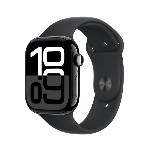 [APPLE_MWWQ3AM/A] APPLE WATCH SERIES 10 GPS 46MM JET BLACK ALUMINIUM CASE WITH BLACK