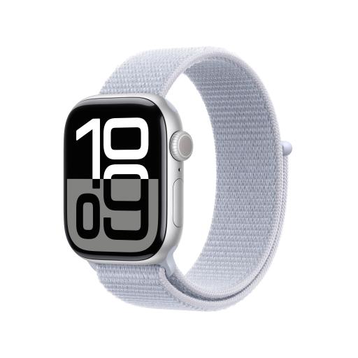 [APPLE_MWX53AM/A] APPLE WATCH SERIES 10 GPS + CEL LULAR 42MM SILVER ALUMINIUM CASE WI