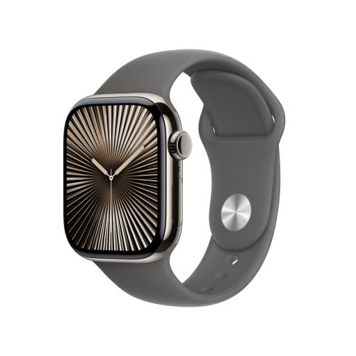 [APPLE_MWXE3AM/A] APPLE WATCH SERIES 10 GPS + CEL LULAR 42MM NATURAL TITANIUM CASE WI