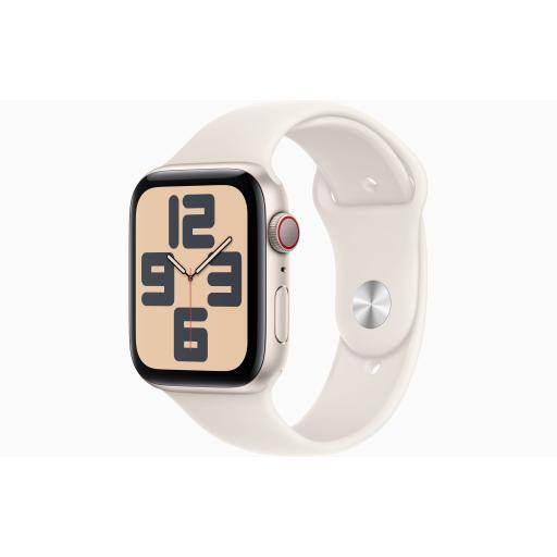 [APPLE_MXG83CL/A] APPLE WATCH SE GPS + CELLULAR 4 4MM STARLIGHT ALUMINIUM CASE WITH S