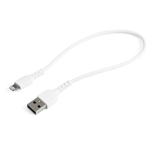 [STARTECH.COM_RUSBLTMM30CMW] StarTech.com CABLE USB A LIGHTNING BLANCO DE 30CM   CERTIFICACION MFI APPLE