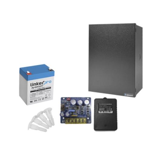 [EPCOM_KIT16B3LK5] Epcom Kit con fuente PLB3 con salida de 12 Vcc a 4 Amper, incluye transformador y batería de 12 V a  5.5 Amper 
