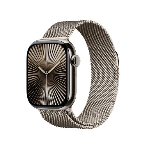 [APPLE_MWXF3AM/A] APPLE WATCH SERIES 10 GPS + CEL LULAR 42MM NATURAL TITANIUM CASE WI