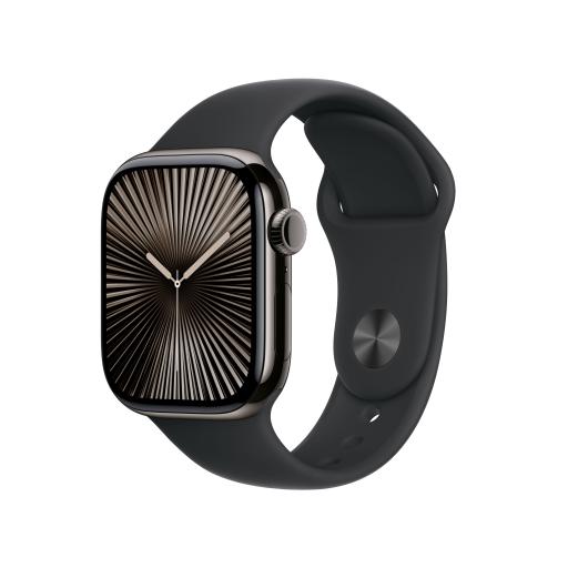 [APPLE_MWXH3AM/A] APPLE WATCH SERIES 10 GPS + CEL LULAR 42MM SLATE TITANIUM CASE WITH