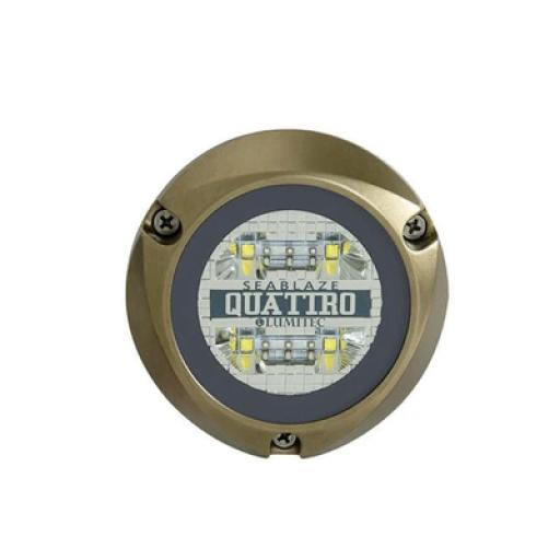 [LUMITEC_101510] LUMITEC Luz led marina sumergible SeaBlaze Quattro, emite luz multicolor de 2000 lúmenes, fabricada en bronce naval con grado de protección IP68.