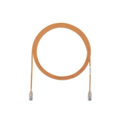 [PANDUIT_UTP28SP10OR] Panduit Cable de Parcheo TX6, UTP Cat6, Diámetro Reducido (28AWG), Color Naranja, 10ft 