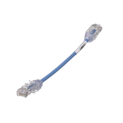 [PANDUIT_UTP28SP6INBU] Panduit Cable de Parcheo TX6, UTP Cat6, Diámetro Reducido (28AWG), Color Azul, 6in (15.2 cm)