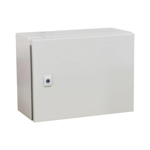 [PRECISION_PST-4030-30A] Precision Gabinete de Acero IP66 Uso en Intemperie (400 x 300 x 300 mm) con Placa Trasera Interior Metálica y Compuerta Inferior Atornillable (Incluye Chapa y Llave T). Ideal para Centros de Carga y Tableros de Control.