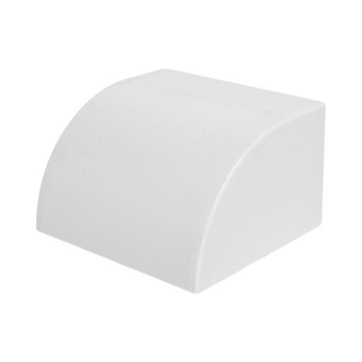 [THORSMAN_TMK-4577-F] Thorsman Tapa Final en Color Blanco de PVC Auto Extinguible, Para Canaleta TMK-4577 (5560-02001)