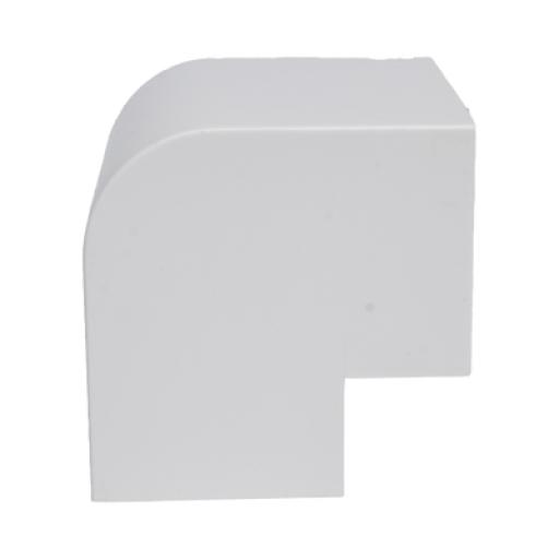[THORSMAN_TMK-4577-EE] Thorsman Esquinero Exterior Color Blanco de PVC Auto Axtinguible, Para Canaleta TMK-4577 (5510-02001)