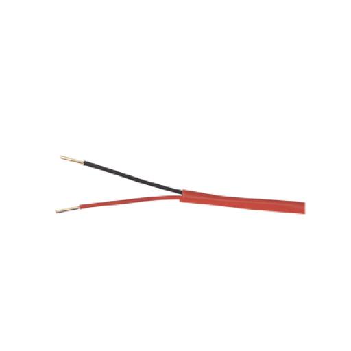 [LINKEDPRO_LP216-FIRE] Linkedpro Alambre de Alarma contra Incendios - Bobina de 305 Metros: 2 x 16 AWG, Rojo, Tipo FPLR, (UL) FT4, Ideal para Sistemas de Detección y Evacuación de Incendios