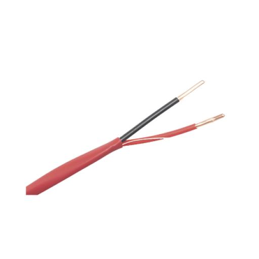 [LINKEDPRO_LP218-FIRE] Linkedpro Alambre de Alarma contra Incendios - Bobina de 305 Metros: 2 x 18 AWG, Rojo, Tipo FPLR, (UL) FT4, Ideal para Sistemas de Detección y Evacuación de Incendios