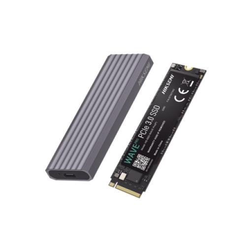 [HIKSEMIBYHIKVISION_HSSSDWAVEPRO(P)/1024G/FREE] HIKSEMI by HIKVISION Kit de Memoria SSD de 1024G para PC de trabajo o para Gaming, con carcasa de regalo