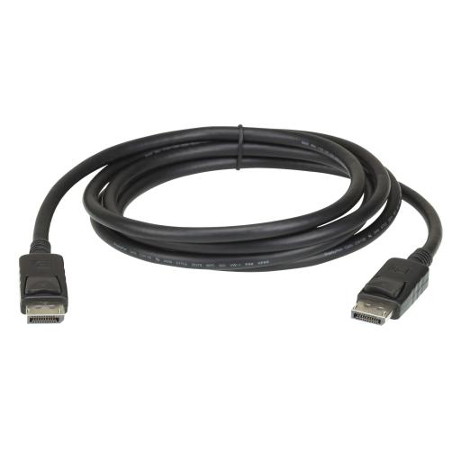 [ATEN_2L7D02DP] ATEN Cable DisplayPort | Longitud 2m | Alta definición | Hasta 8K | HDR Dinámico | 32 canales de audio digital | Pestañas de seguridad con botón de liberación