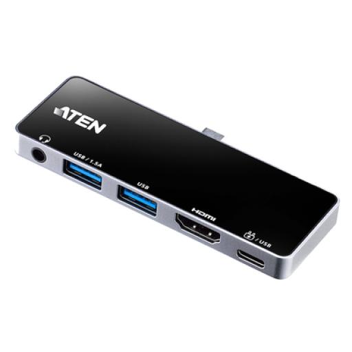 [ATEN_UH3238] ATEN USB-C Travel Dock con Power Pass-Through