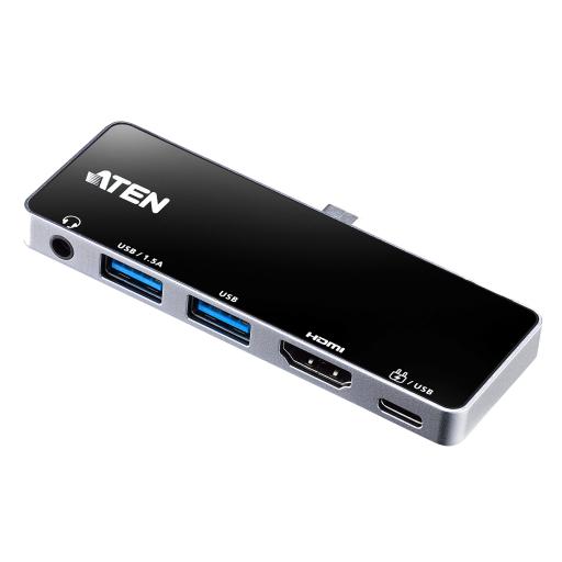 [ATEN_UH3238] ATEN USB-C Travel Dock con Power Pass-Through