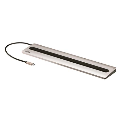[ATEN_UH3237] ATEN Docking station USB-C multipuerto con power pass-through