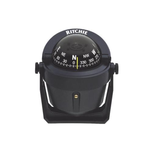 [RITCHIE_B-51] RITCHIE Brújula serie Explorer en color negro, con iluminación nocturna color verde.