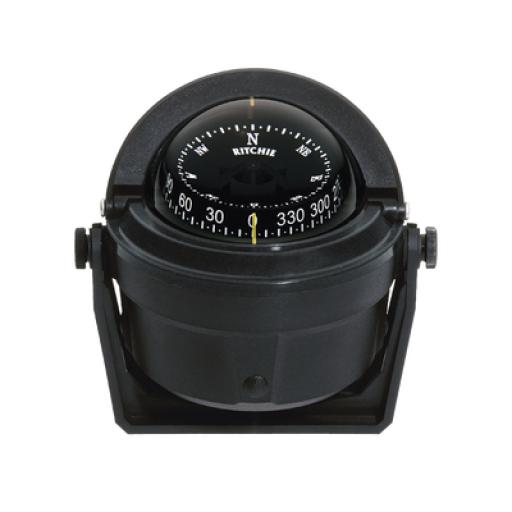 [RITCHIE_B-81R] RITCHIE Brújula serie Voyager en color negro, cuenta con iluminación exclusiva NiteVu en color verde.