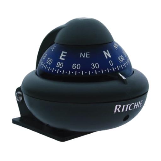 [RITCHIE_X-10-M] RITCHIE Brújula serie Explorer en color gris, con iluminación nocturna color verde.