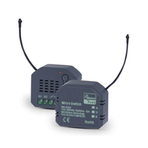 [SMARTHOMEBYEPCOM_MHS220] SMARTHOME BY EPCOM (ZWAVE) Micro modulo On/Off , para 1 circuito, doble control