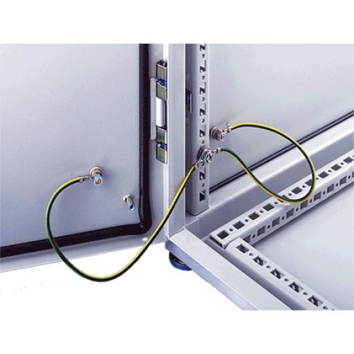 [HOFFMAN_PGK] HOFFMAN Kit de Accesorios de Tierra Física, Para Gabinetes ProLine, Incluye 6 Cables 12 AWG de 411 mm de Largo Con Terminaciones de Anillo y Accesorios de Montaje M6