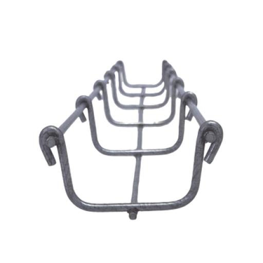 [CHAROFIL_MG-50-920BM] CHAROFIL Charola Bimetálica Tipo Malla 33/50 mm, Ideal Para Utilizarse al Exterior o Zonas Húmedas, Hasta 26 Cables Cat6, Tramo de 3 Metros