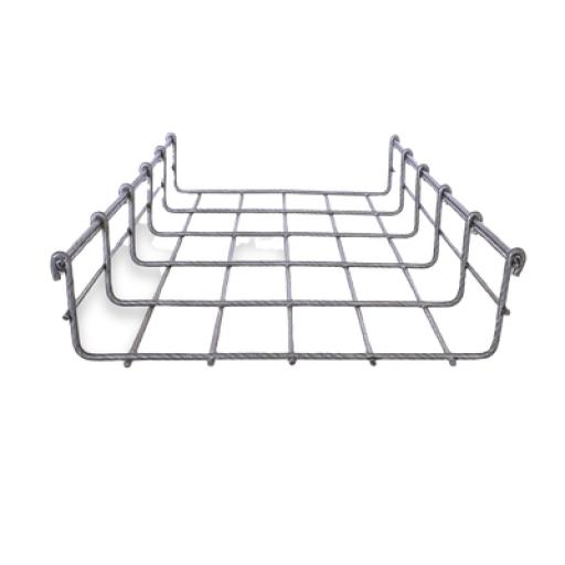 [CHAROFIL_MG-50-934BM] CHAROFIL Charola Bimetálica Tipo Malla 66/250 mm, Ideal Para Utilizarse al Exterior o Zonas Húmedas, Hasta 263 Cables Cat6, Tramo de 3 Metros